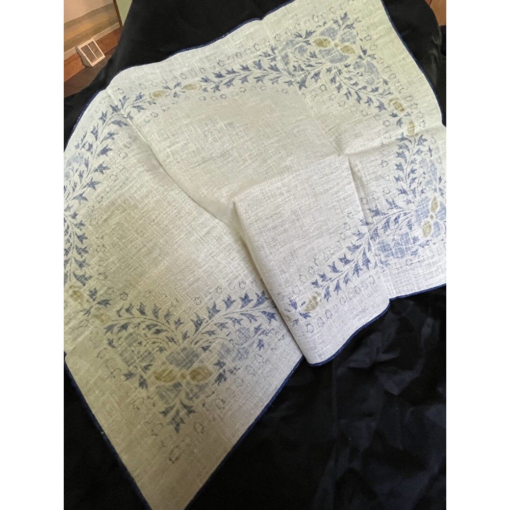 4 New Vintage Printed Floral Placemats By Norma Della Cotton Polyester Blend - Picture 6 of 9